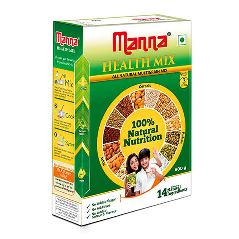 Manna Health Mix - 600g | Multigrain Health Drink |100% Natural Nutrition | Sathu Maavu | Porridge Mix