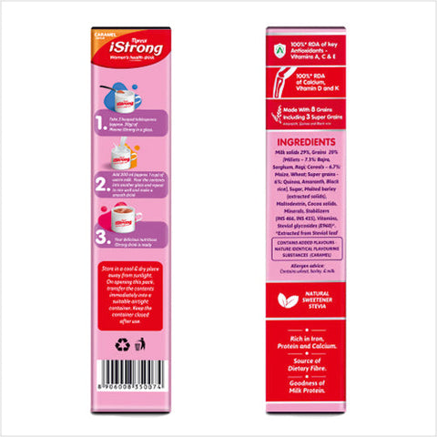 Manna iStrong, Clinically Proven to Tackle Anemia in 90 Days.Caramel 200g(UAE)