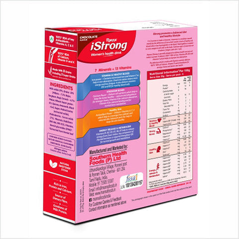 Manna iStrong, Clinically Proven to Tackle Anemia in 90 Days. Chocolate 200g(Singapore)