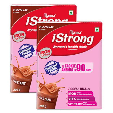 iStrong Women drink- Clinically Proven to Tackle Anemia in 90 Days. Chocolate 400g