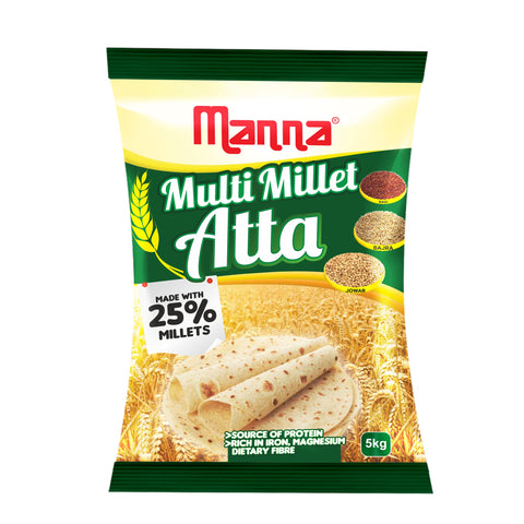 Multi Millet Atta - 25% millets I Diabetic friendly I Low GI I High protein & Fiber - 1kg